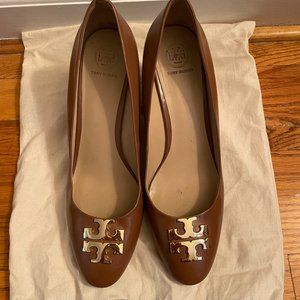 Tory Burch  Lowell Leather Wedge Heel Size 10